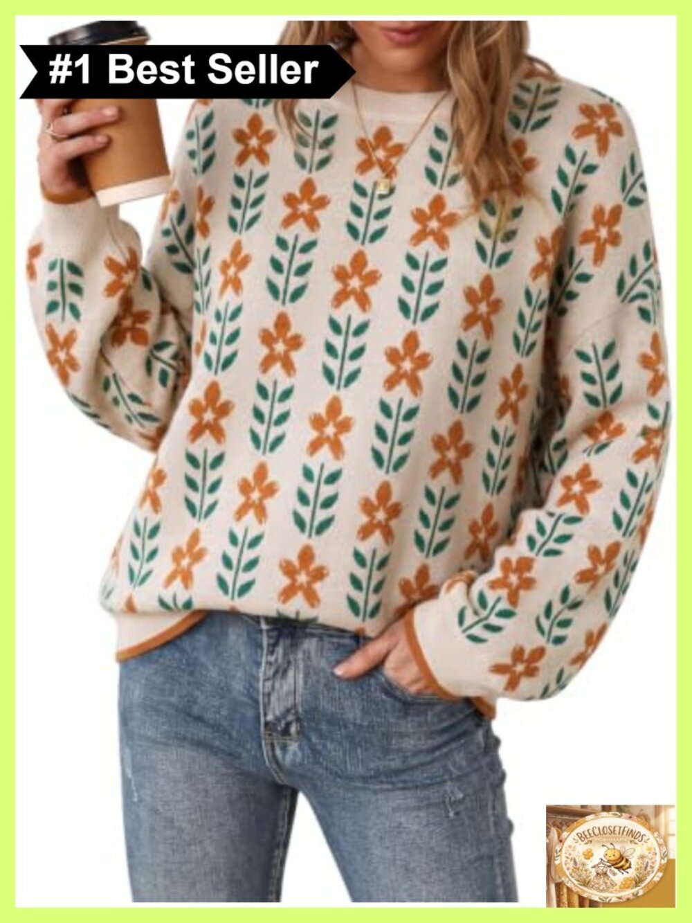 Wool Blend Oversized Crewneck Pullover Sweater Fall Layering